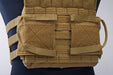 Crye Precision (By ZShot) Jumpable Plate Carrier JPC 2.0 w/ Flat M4 Molle Front Flap (M Size / Coyote Brown)