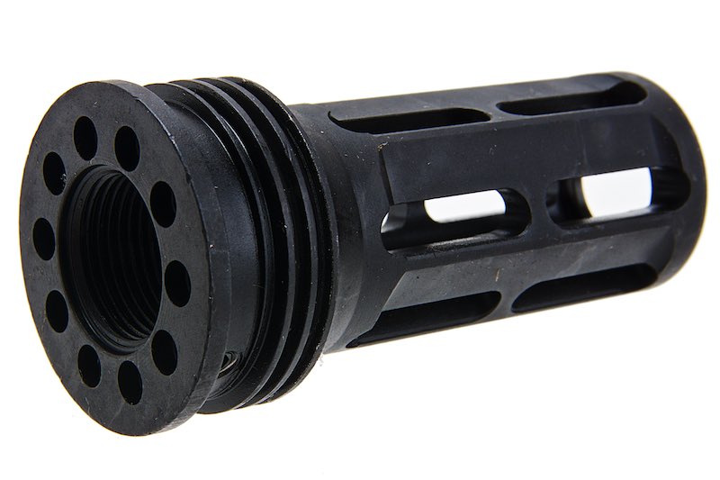 Crusader VFC M110A1 Silencer with Muzzle Brake (Tan/ 14mm CCW)