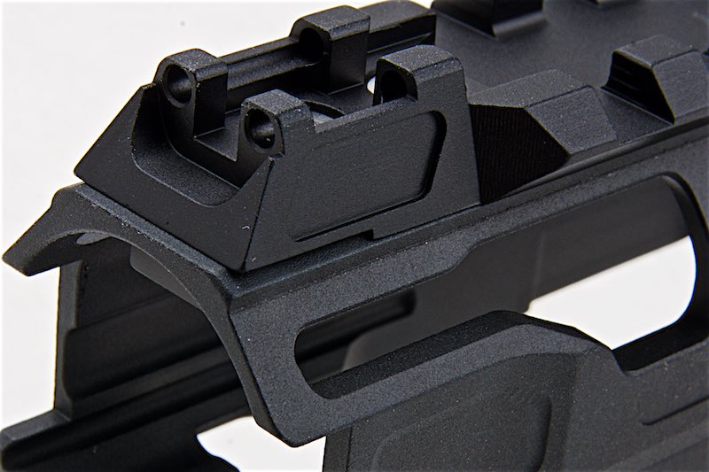 CTM TAC CNC Aluminum FUKU-2 Upper Set For Action Army AAP 01 (Short Cutout Ver., BK/RD)