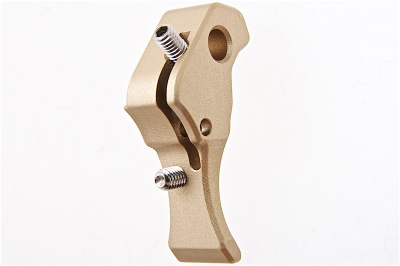 CTM TAC CNC Aluminum FUKU-2 Adjustable Trigger for Action Army AAP 01/ WE G Series GBB Pistol (Gold)
