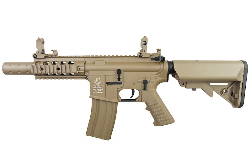 Cybergun Colt M4 Special Forces Mini AEG Rifle (Tan)
