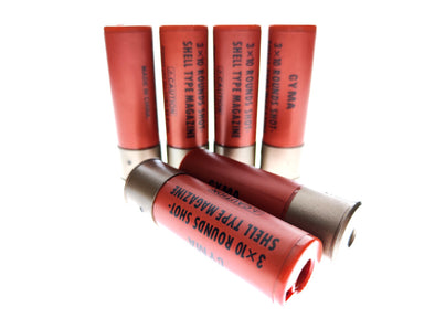 CYMA M870 Shotgun Shell For Tokyo Marui M870 Gas Airsoft Shotgun (6 Pcs/ Red)