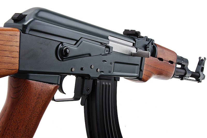 CYMA Metal CM042 AK47 AEG Rifle Airsoft Gun (Real Wood) - eHobbyAsia