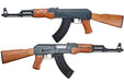 CYMA Metal CM042 AK47 AEG Rifle Airsoft Gun (Real Wood)