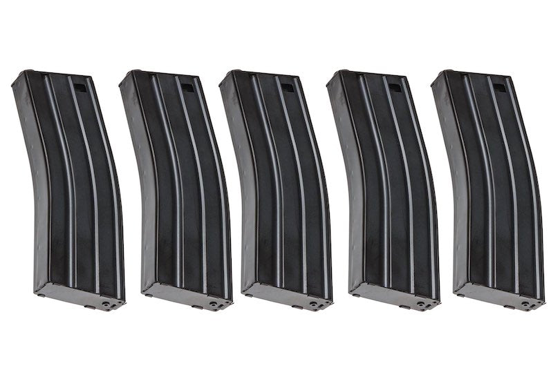 Arcturus Metal 30/130 rds EMM Magazine For M4 Airsoft AEG Rifle (5PCS)