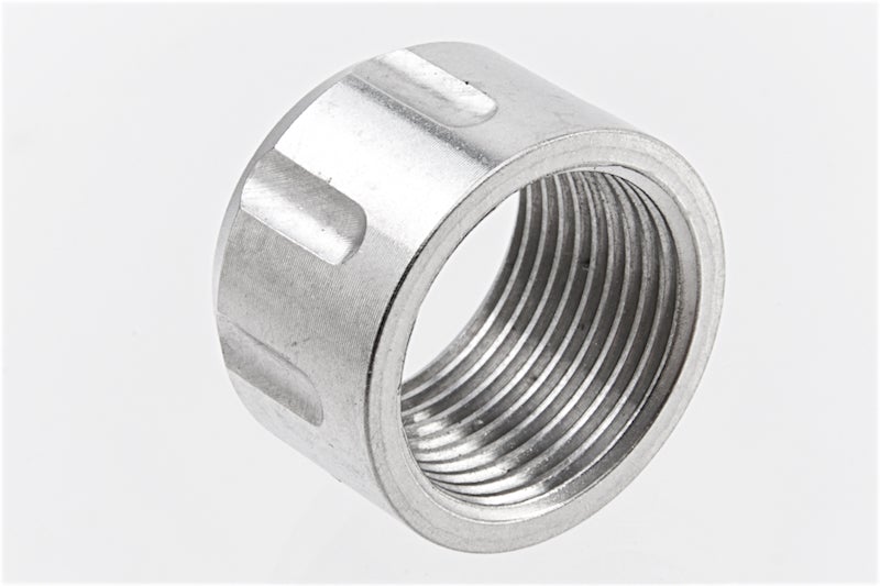 Dynamic Precision Thread Protector Type A M14 CCW (Silver)