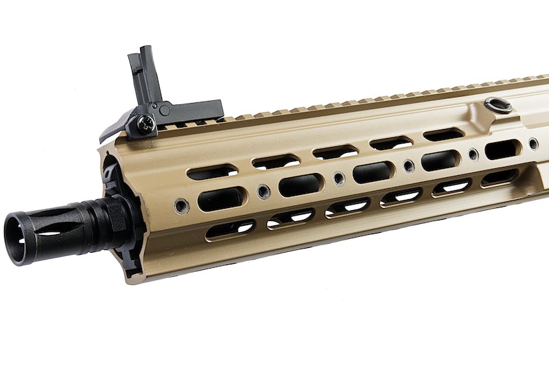 E&C EC105 Full Metal HK416 Geissele AEG Rifle (Dark Earth)