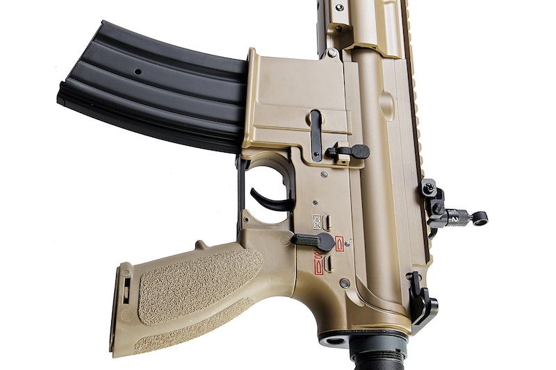 E&C EC105 Full Metal HK416 Geissele AEG Rifle (Dark Earth)