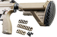 E&C EC105 Full Metal HK416 Geissele AEG Rifle (Dark Earth)