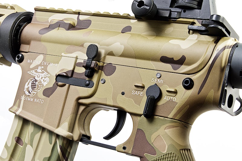 E&C EC302 Full Metal M4 CQB AEG Rifle (Multicam)