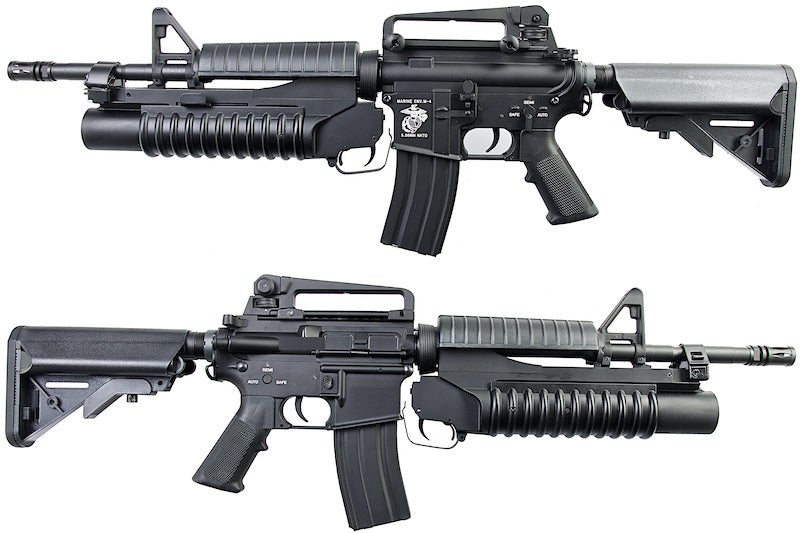 E&C EC701 Metal M4A1 w/ M203 AEG Rifle