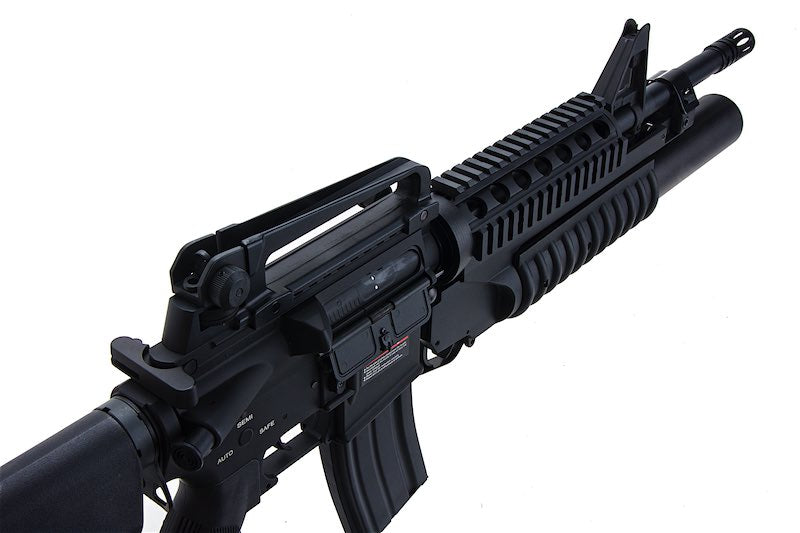 E&C M4 RIS AEG Airsoft Rifle with M203 Grenade Launcher (QD 1.5 Gearbox)