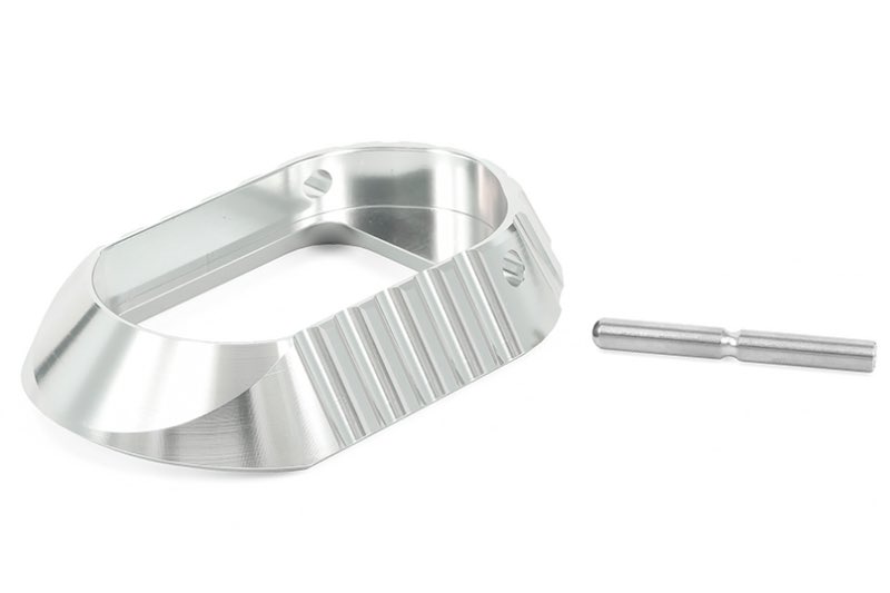 EDGE 'O2' Aluminum Magwell for Marui Hi-Capa Airsoft GBB Pistol (Silver)