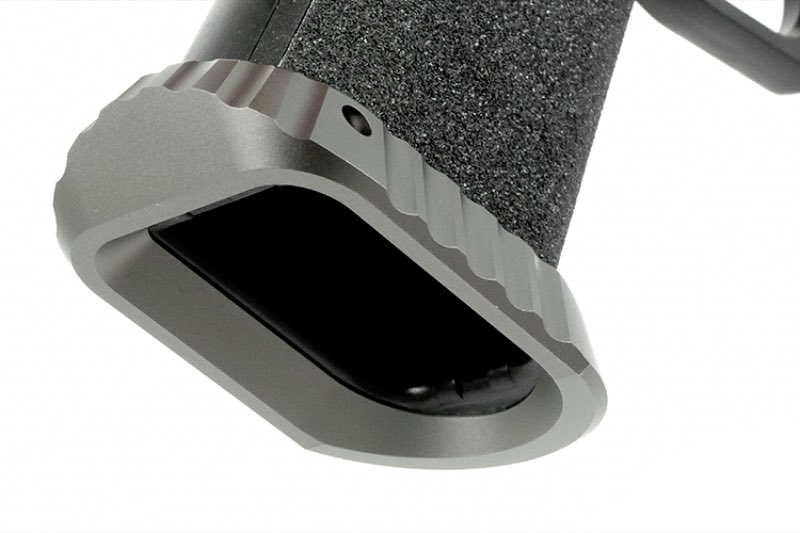 EDGE 'O2' Aluminum Magwell for Marui Hi-Capa Airsoft GBB Pistol (Silver)