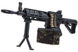 G&G CM16 LMG Stealth AEG Rifle