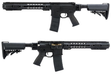EMG (G&P) Salient Arms Licensed GRY AR15 (M4) SBR AEG Rifle (Folding Stock)