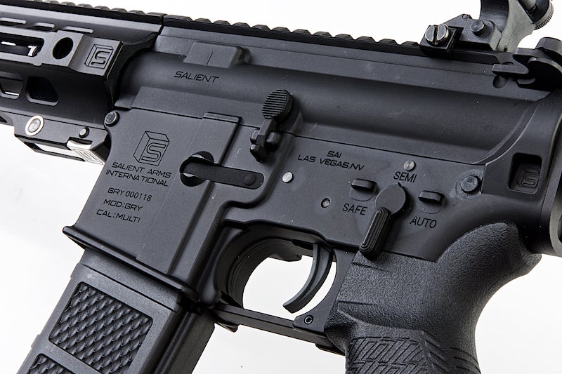 EMG (G&P) Salient Arms Licensed GRY AR15 (M4) Gen. 2 SBR AEG Rifle (Crane Stock)