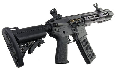 EMG (G&P) Salient Arms Licensed GRY AR15 (M4) Gen. 2 CQB AEG Rifle (Stubby Stock/ Gray)