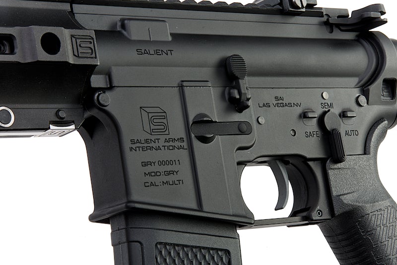 EMG (G&P) Salient Arms Licensed GRY AR15 (M4) Gen. 2 SBR AEG Rifle (Folding Stock)