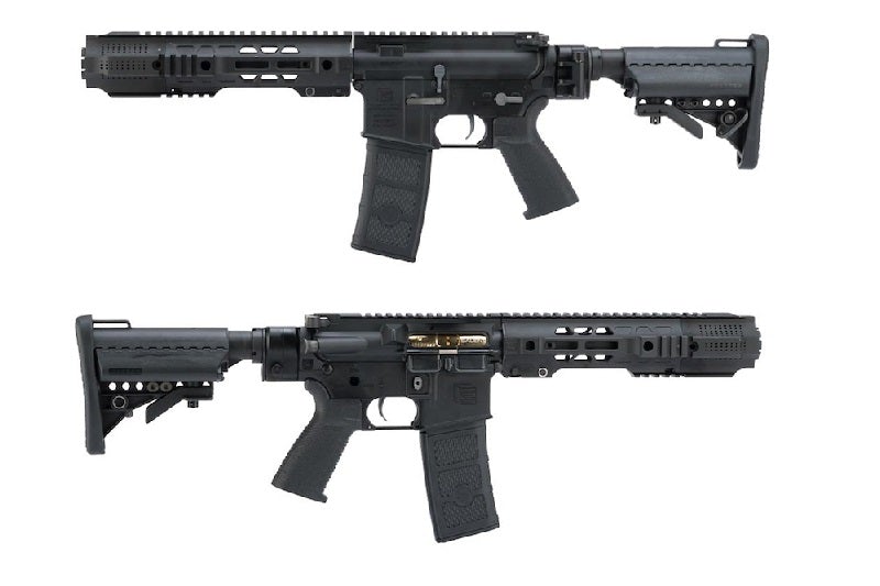 EMG (G&P) Salient Arms Licensed GRY AR15 (M4) Gen.2 CQB AEG Rifle (Folding Stock)