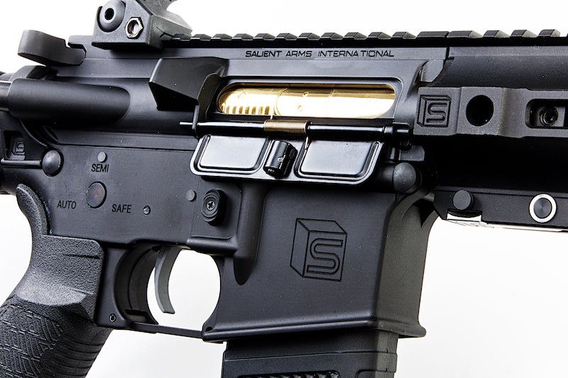 EMG (G&P) Salient Arms Licensed GRY AR15 (M4) Gen.2 CQB AEG Rifle (Folding Stock)