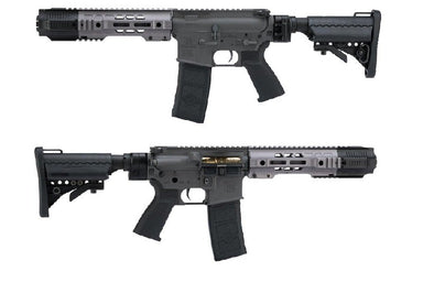 EMG (G&P) Salient Arms Licensed GRY AR15 (M4) Gen.2 CQB AEG Rifle (Folding Stock/ Gray)