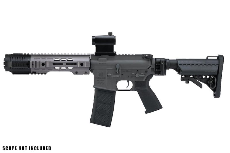 EMG (G&P) Salient Arms Licensed GRY AR15 (M4) Gen.2 CQB AEG Rifle (Folding Stock/ Gray)