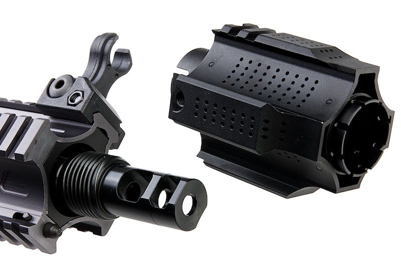 EMG (G&P) Salient Arms Licensed GRY AR15 (M4) Gen.2 CQB AEG Rifle (Folding Stock/ Gray)