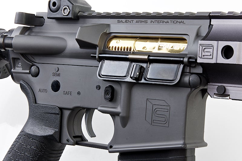 EMG (G&P) Salient Arms Licensed GRY AR15 (M4) Gen.2 CQB AEG Rifle (Folding Stock/ Gray)