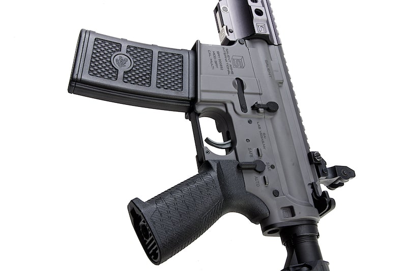 EMG (G&P) Salient Arms Licensed GRY AR15 (M4) Gen.2 CQB AEG Rifle (Folding Stock/ Gray)