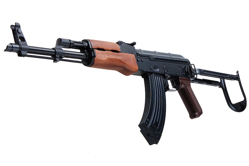 E&L EL-A113S Real Wood AKMS AEG Rifle Airsoft Gun