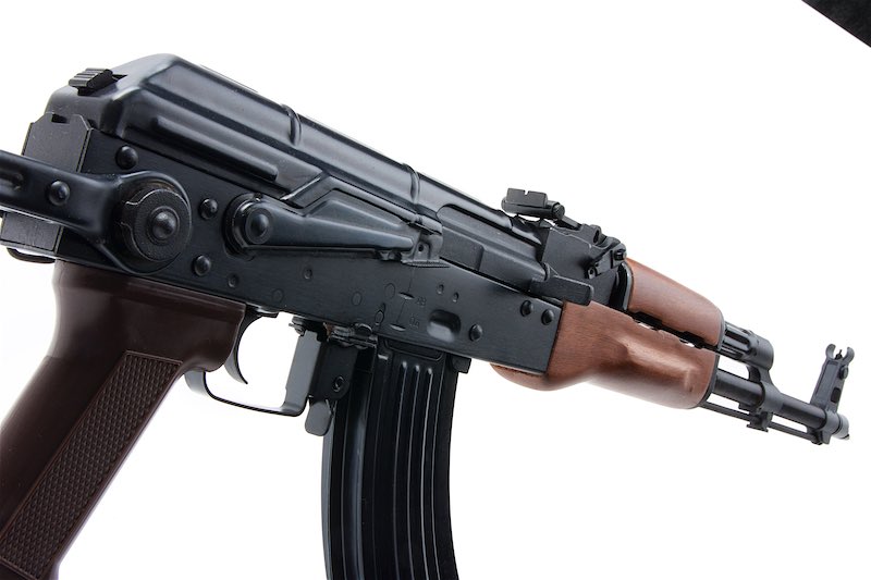 E&L EL-A113S Real Wood AKMS AEG Rifle Airsoft Gun