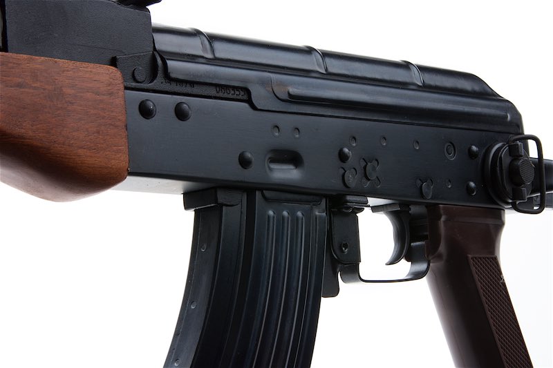 E&L EL-A113S Real Wood AKMS AEG Rifle Airsoft Gun