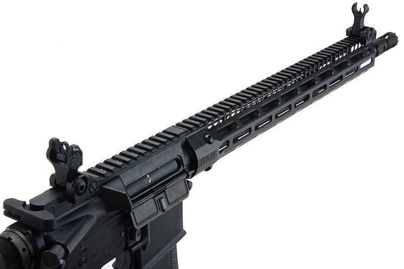 EMG (King Arms) 15inch RIS Troy Industries SOCC M4 AEG Rifle Airsoft Guns