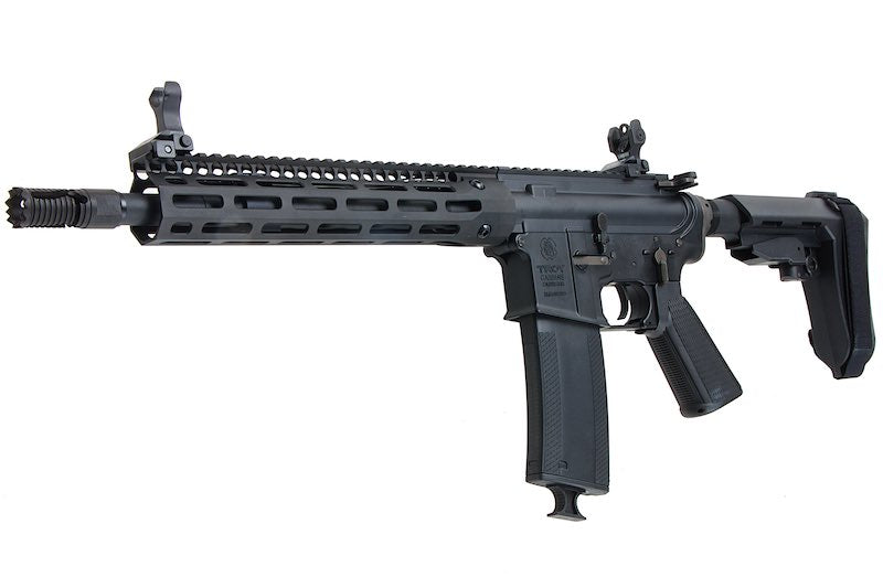 EMG (King Arms) 10.5inch Troy Industries RIS SOCC M4 AEG Airsoft Rifle (DE)  - eHobbyAsia