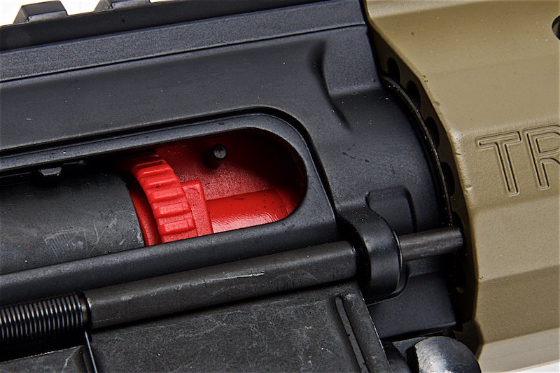 EMG (King Arms) 10.5inch Troy Industries RIS SOCC M4 AEG Airsoft Rifle (DE)