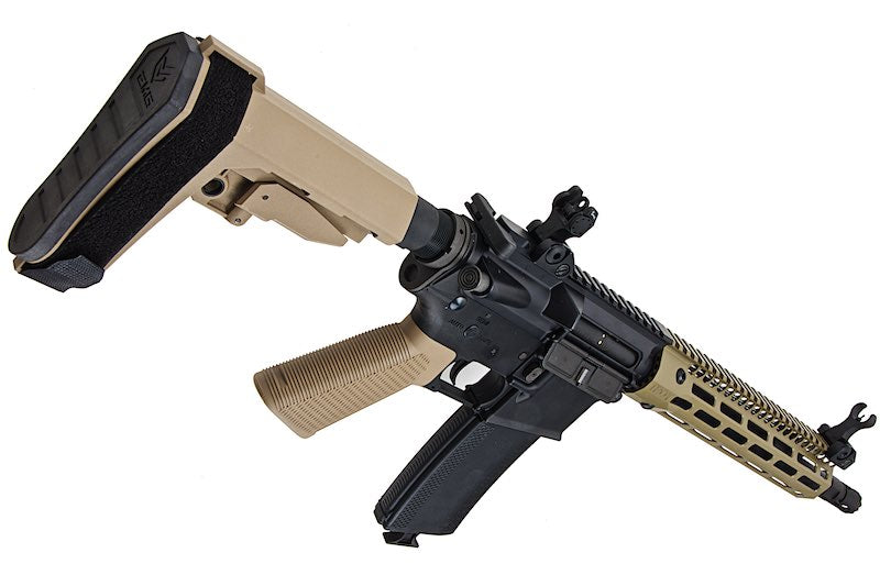 EMG (King Arms) 10.5inch Troy Industries RIS SOCC M4 AEG Airsoft Rifle (DE)