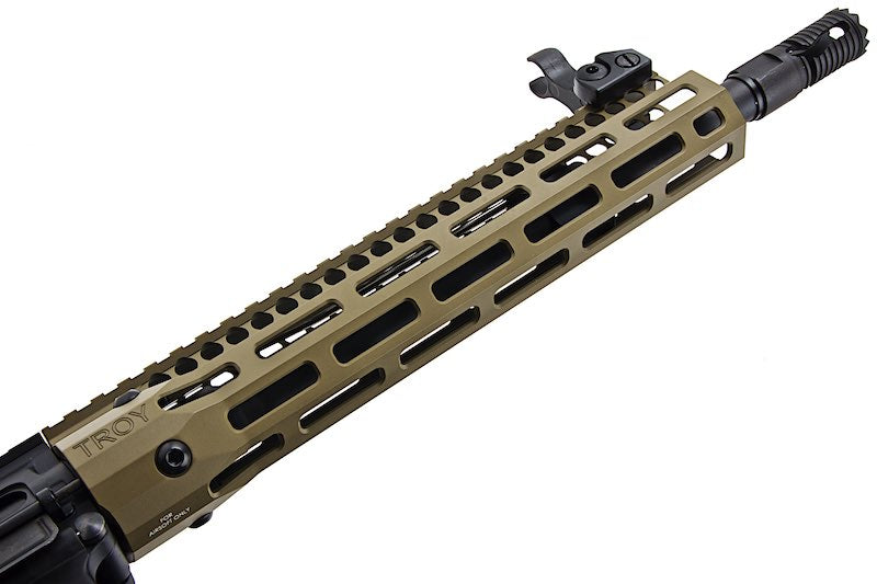 EMG (King Arms) 10.5inch Troy Industries RIS SOCC M4 AEG Airsoft Rifle (DE)