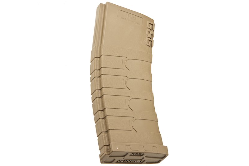 G&G 120rds Mid-Cap Magazine for M4/ M16 AEG Rifle (Tan)