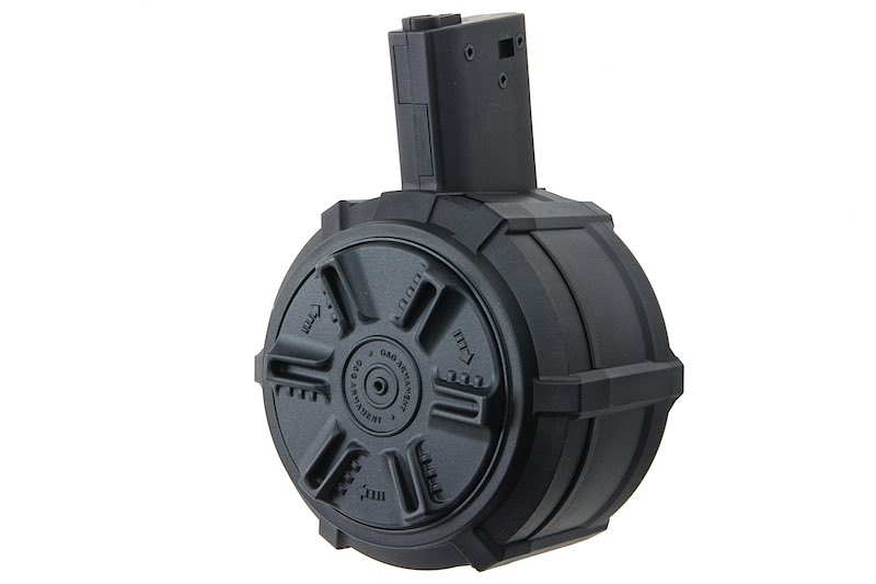G&G 2300rds Auto Winding Drum Magazine for M4/ M16 AEG Rifle