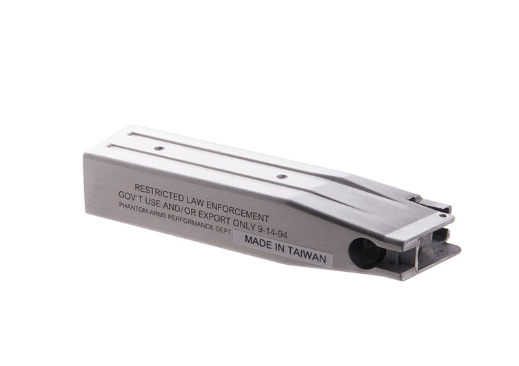 Guarder Aluminum Magazine Case for Tokyo Marui Hi-Capa Gas Magazine (Phantom/ Silver)