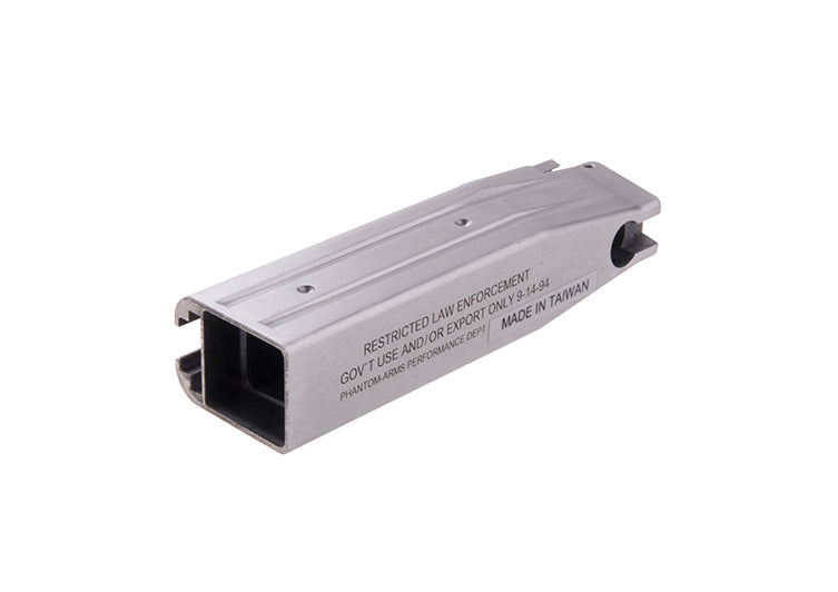 Guarder Aluminum Magazine Case for Tokyo Marui Hi-Capa Gas Magazine (Phantom/ Silver)