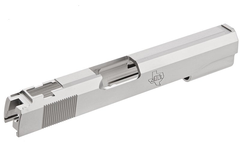 Guarder Stainless Steel CNC STI Custom Slide w/Light Weight Nozzle Housing For Marui Hi Capa 5.1 GBB (Silver)