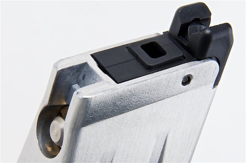 Guarder Aluminum 30 Rds Gas Airsoft Magazine For Tokyo Marui Hi Capa 5.1 GBB Airsoft Guns (Silver)