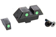 Guarder Steel Night Sight for Marui G17 GBB Pistol (Green)