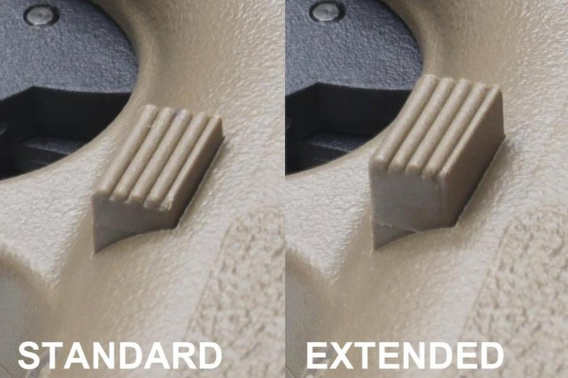 Guarder Extended Magazine Release for Marui / KJ Works G Series GBB Pistol (Dark Earth)