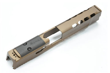 Guarder CNC Aluminum Performance Center Slide For Tokyo Mauri M&P9L GBB Airsoft Pistol (FDE)