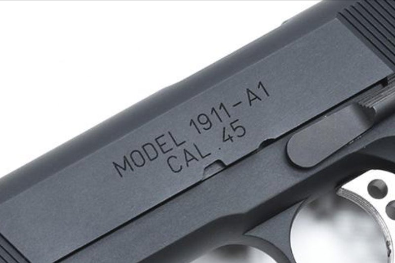 Guarder Aluminum Slide & Frame Kit for Marui MEU.45 GBB (Wood Grip)