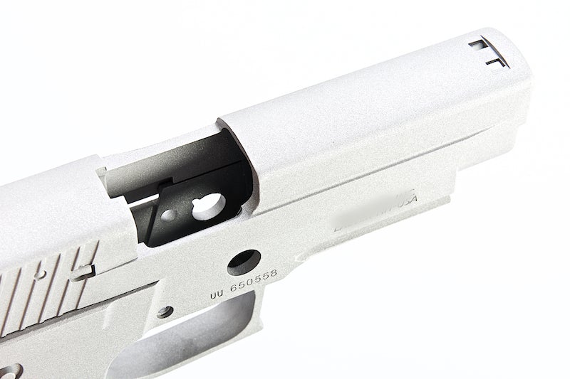 Guarder Metal Slide & Frame for Marui P226 E2 (With Marking/ Silver)