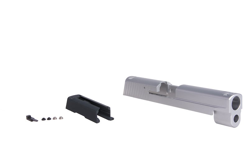 Guarder CNC Slide Set for Marui P226/E2 GBB (Matte Silver/ Late Ver. Marking)